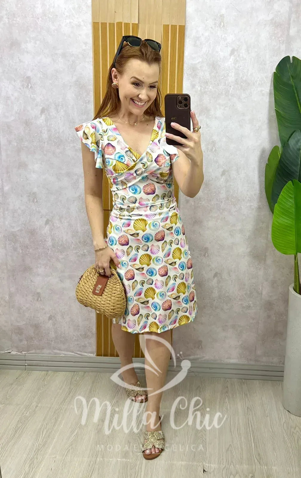 Conjunto Maiô e Short Saia – Modelo Edite Branco