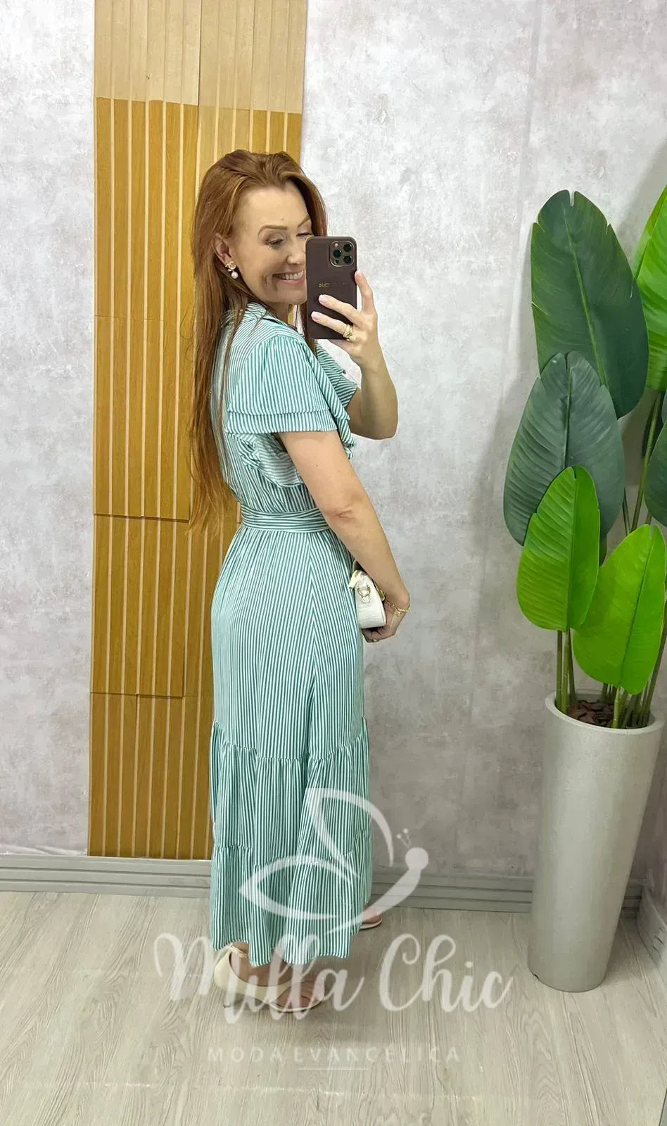 Vestido Belinda Em Viscolinho – Verde