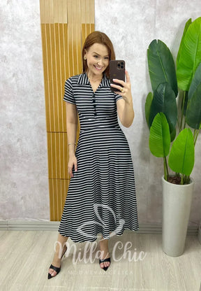 Vestido Valença – P&B