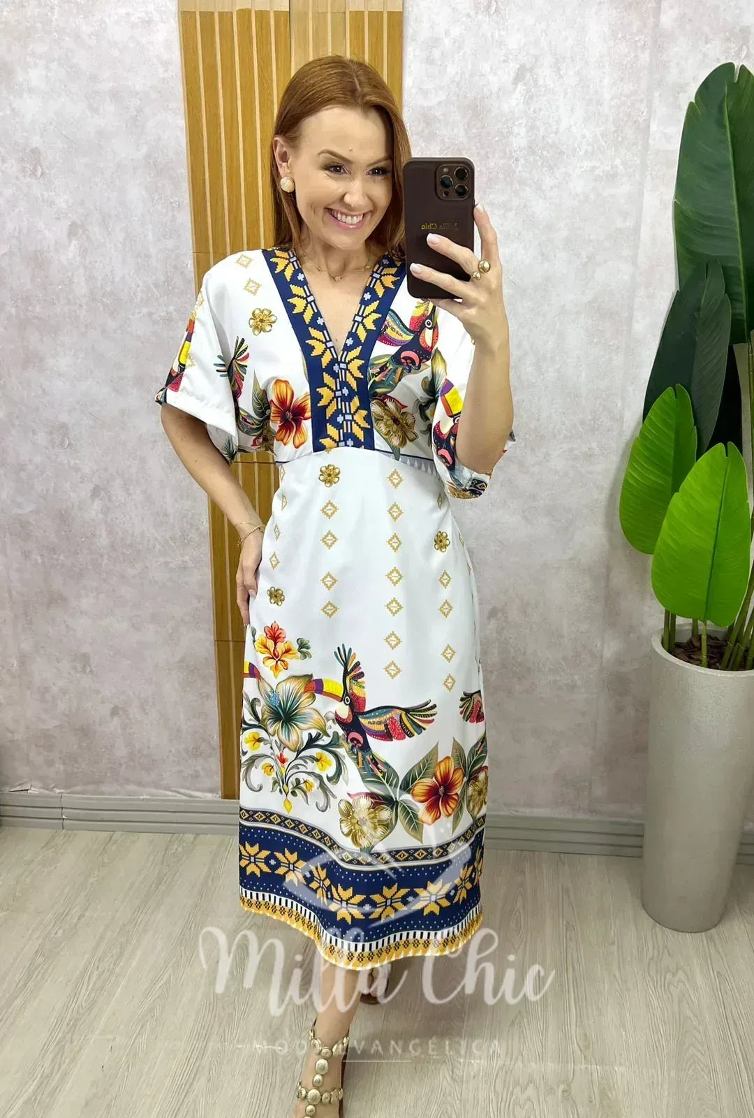 Vestido Sartori Midi – Branco